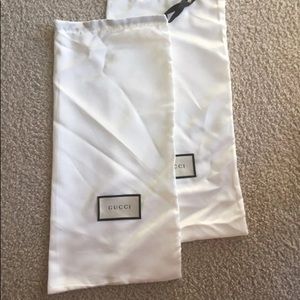 2pc Authentic Gucci dust bags Large
